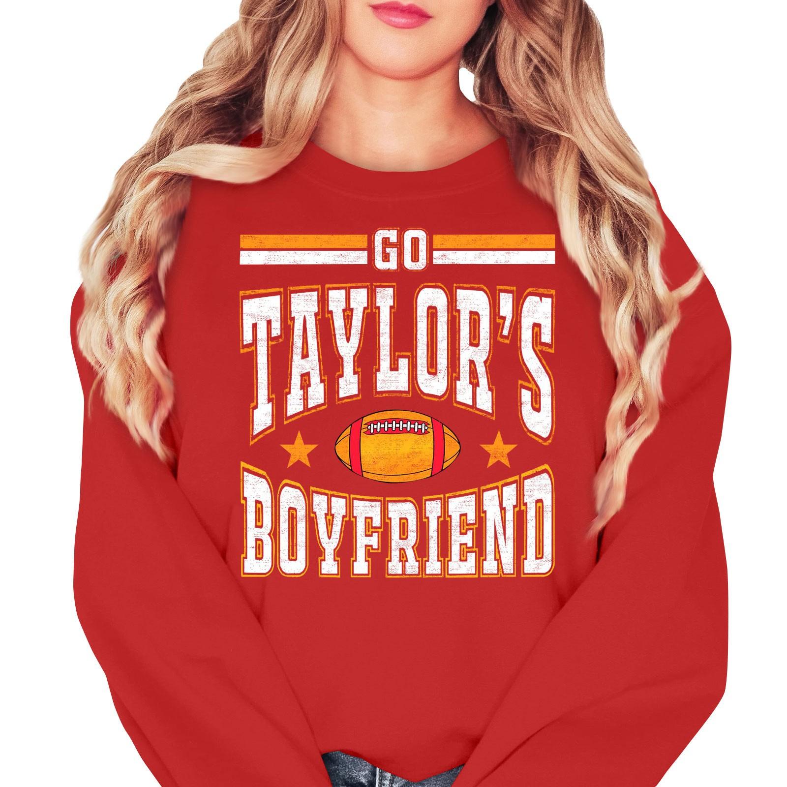 

Женская повседневная футболка с длинными рукавами и круглым вырезом с принтом и верхом с буквами XL красный