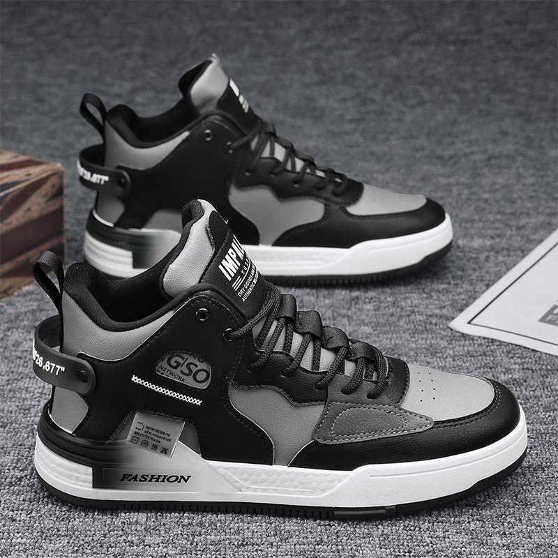 Fashion High Quality Men Sneakers 2024Autumn Winter Brand High Top Casual Shoes Comfortable Platform Basketball Shoes Luxury Tennis Shoe