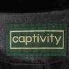 captivity 80s 90s Made in USA Old Fake fur Jacket 45481 black hood Women Used