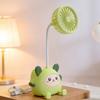 Cartoon Animals Desk Fan Fast Charging Flexible Hose Fan Multi-Purpose Phone Holder Pen Holder Portable Summer Cooling Fan