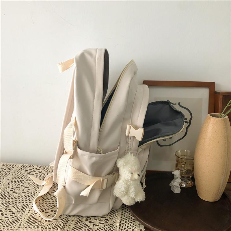 Schoolbag Korean version ins High value junior high school student schoolbag Harajuku ulzzang large capacity backpack college student backpack