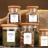 Grevosea 192 Spice Labels,Spice Jar Labels Spice Labels Stickers Preprinted Waterproof Label for Organizing Containers and Seasonings in The Kitchen