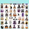 Cute Halloween Cat Stickers Pack Of 50 Waterproof Diy Decoration For Guitar Notebook Luggage