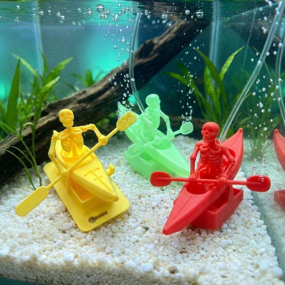 3D Printed Skateboard Fish Tank Dance Skull Bubbler Haunted House Props