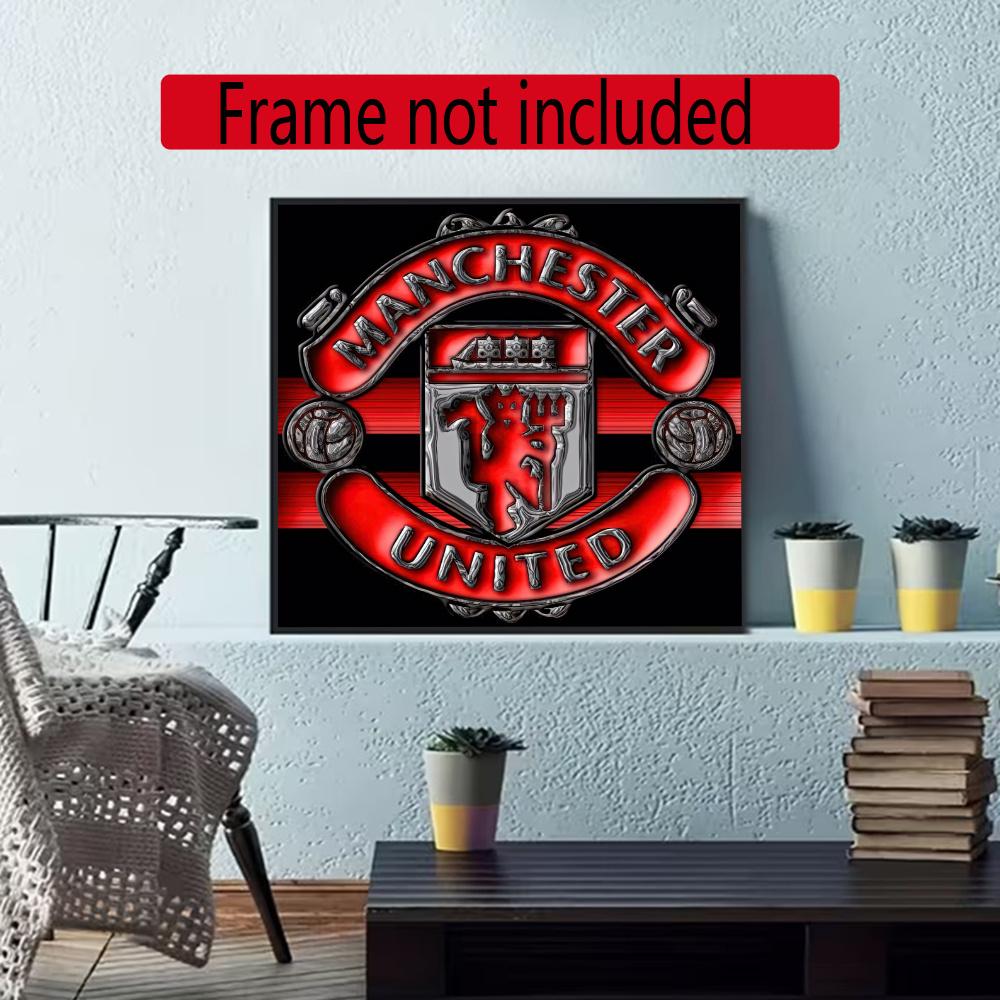 Manchester 5D Diy Diamond Paintings Mosaic Wall Round Diamond Art Painting Kits Embroidery Crystal Accessories Frameless