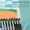 1/3Pcs Color Shaper Painting Tool Color Shaper Tool For Oil Painting Paint Brush Inclined Tip Round Tip Pastel Blending Tools