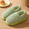 Warm Bag and Cotton Shoes, Non-slip Thick-soled Outer Wear In Winter 2025 New Indoor Home Plush Cotton Slippers