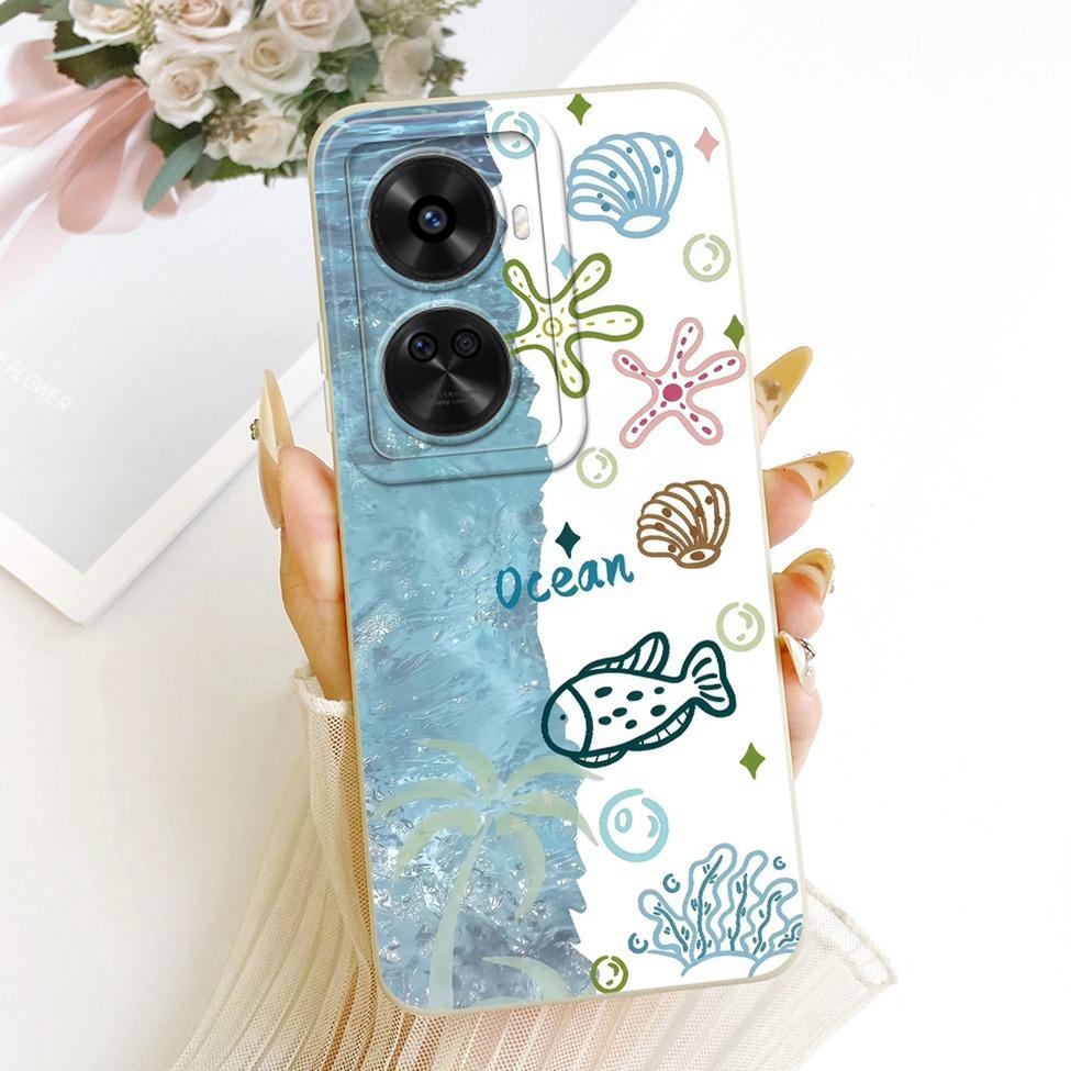 For Huawei Nova 12 SE BNE-LX1 Casing For Huawei Nova 11 SE BON-AL00 Cover Fashion Cartoon Cute Funny Painted Silicone Phone Case
