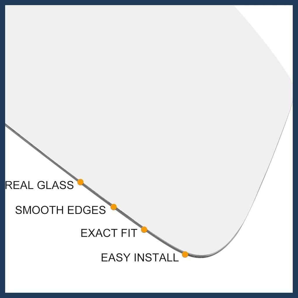 for Toyota Yaris 2006-2012 for Scion XD 2008-2014 Car Rearview Passenger Right Side Non-Heated Mirror Glass with Backing Plate 879080D210