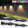 Wireless Solar Wall Lamp Washer Lights Outdoor Light Waterproof Garden LED Rechargeable Fence Light with Color Changing RGB Landscape Wash