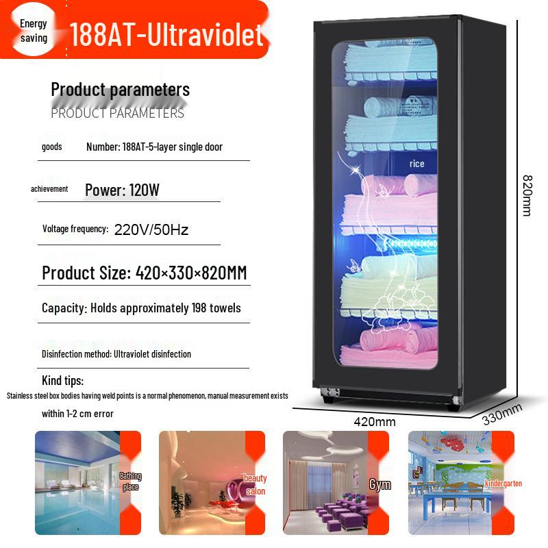 UV & Ozone Towel Disinfection Cabinet for Salons, Barbershops, Kindergartens & Homes