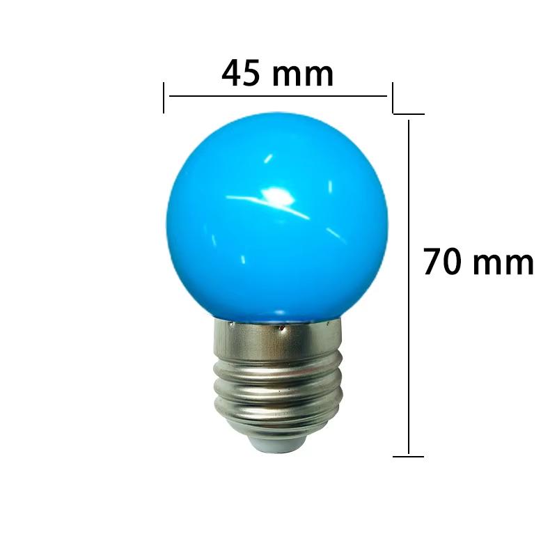 Colour LED Bulb E27 220V G45 7 Color RGB Lampada LED Lamp SMD3528 Holiday Christmas Lamparas LED Light Bulb Fashlight