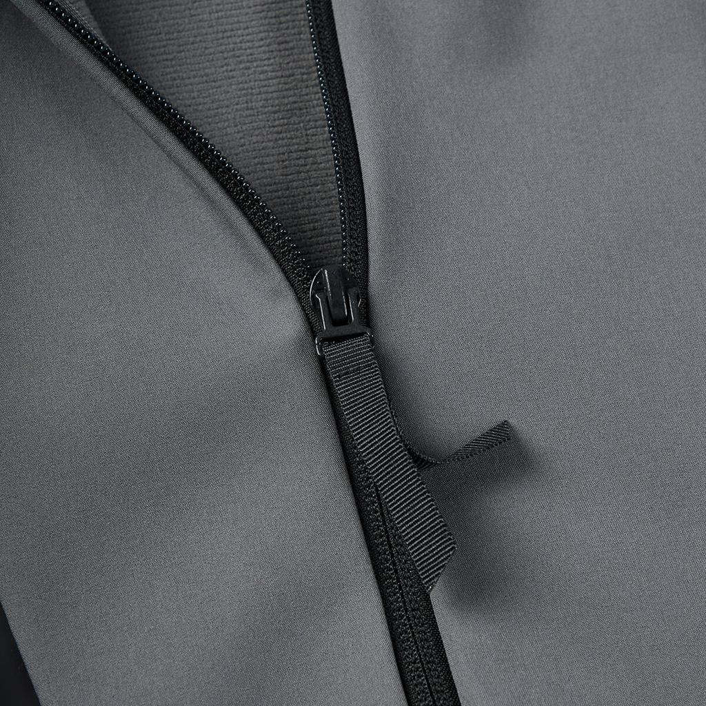 adidas Outdoor Sports Breathable Windproof Warm Casual Three-Proof Hooded Soft Shell Jacket Unisex Jacket Gray KG8968