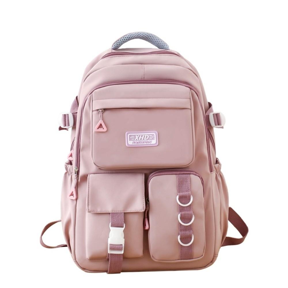 Large Capacity Laptop Rucksack Multi-pocket Travel Schoolbag Cute School Backpack Women