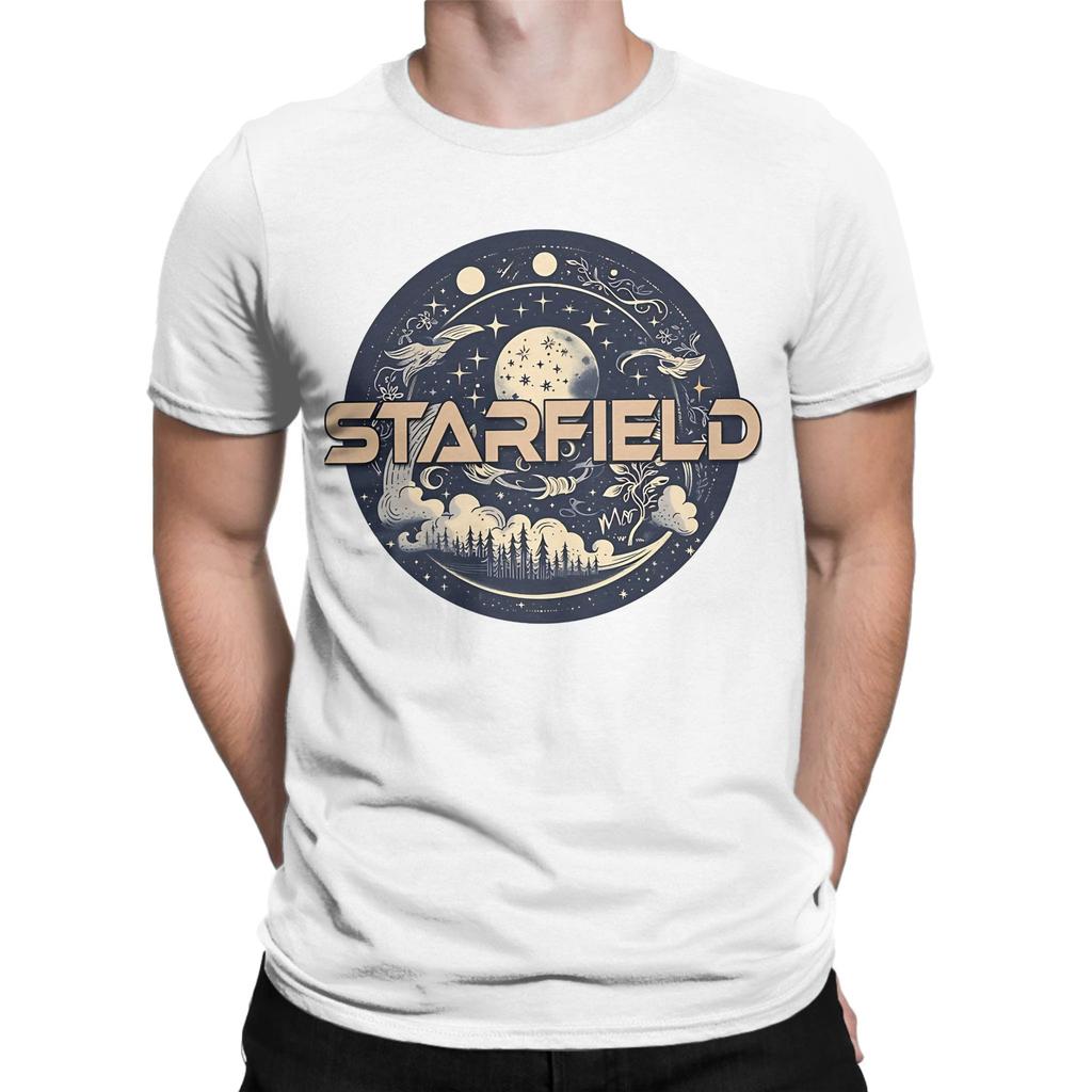 Starfield Funny 100 Cotton Tshirt Sstarfield Tops Tees For Unisex