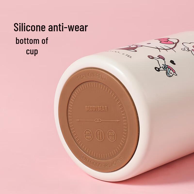 BearCup Rainbow Kitty Portable Thermos Cup