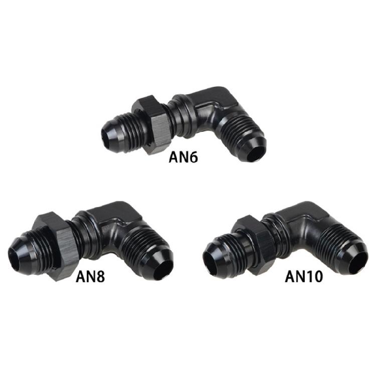 Versatile Male To Female 90° Fuel Fitting Perfect for Various Auto Applications