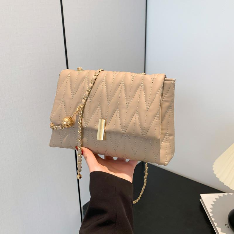 Elegant Pu Quilted Chain Crossbody Bag For Women Perfect For Daily Casual Use
