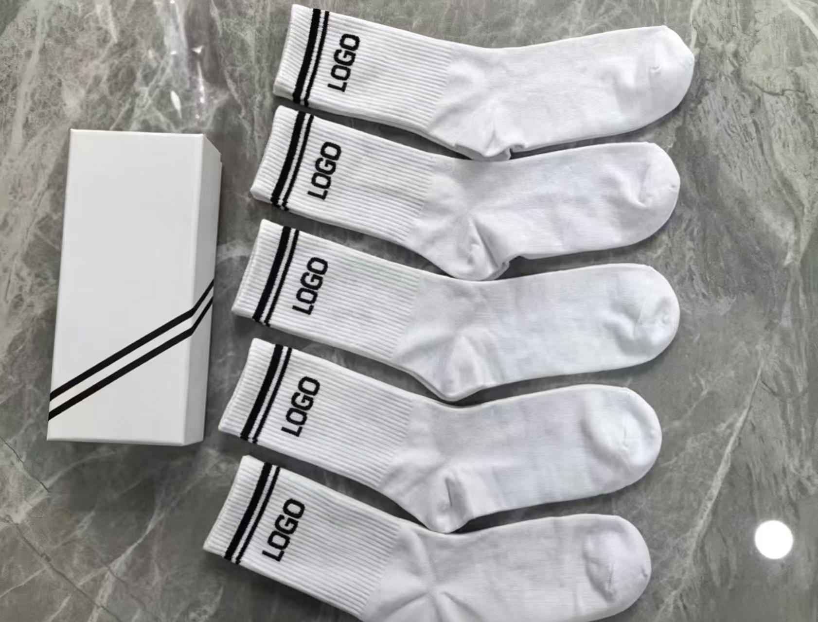 Olo Gift Box Socks  Professional Yoga, Pilates, and Sports Mid-Calf Striped Fitness Running and Yoga Socks free size