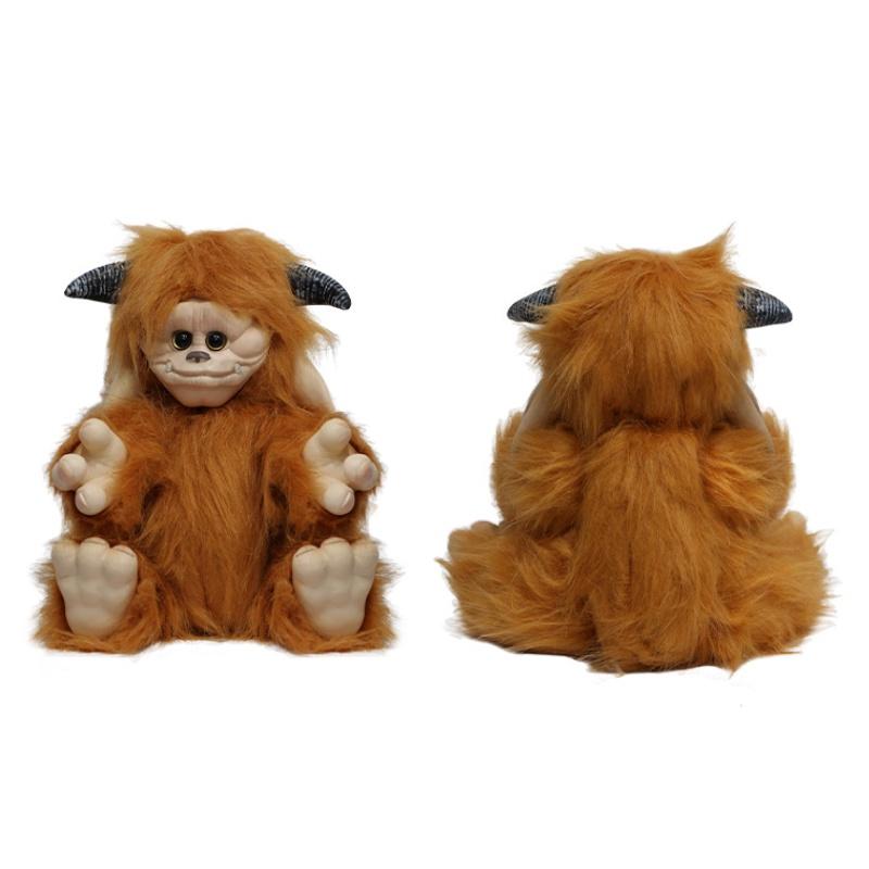 Halloween Plush Monkey Baby Cosplay Toy Decoration Soft And Funny Stuffed Animal Figure