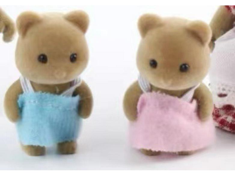 Senbel Mini Rabbit Doll Clothes Accessories for Children's Play House Set