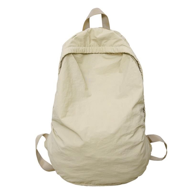 

TS JYL laptop bag,Korean School Large Student Backpack Light Solid Leisure Travel Wholesale One size fits all сірий