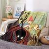 Over the Garden Wall Flannel Blanket, High quality Comfortable for All Seasons, Home Decor, Warmth and Comfort