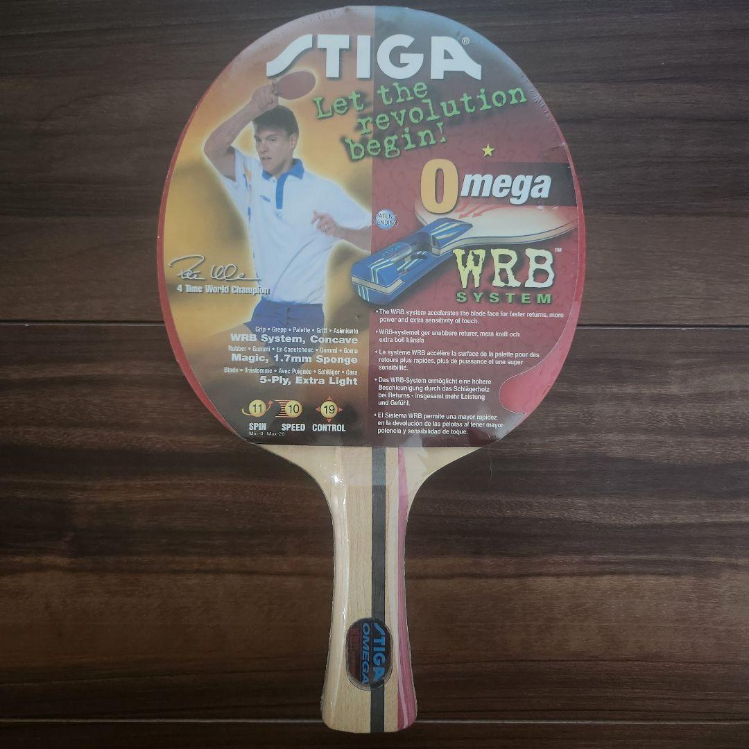 Used [STIGA] Table tennis racket OMEGA WRB with shrink