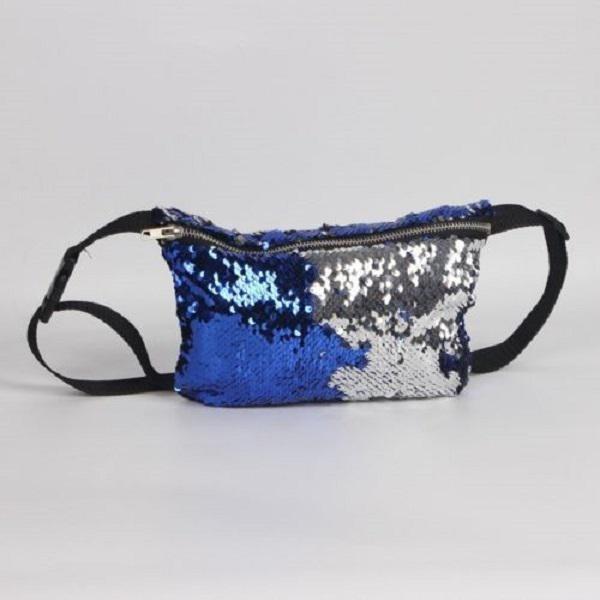 Stylish Mermaid Two-tone Sequin Women's Bag With Unique Storage For Essentials