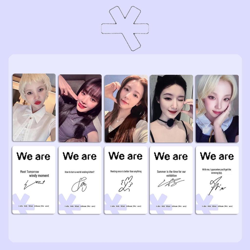 IDLE Bubbly Mochi Special PPMQ Beijing Signing Event Mini Card - WE ARE Mini Card Special