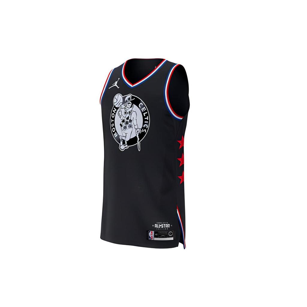 Jordan NBA Basketball Sports Jersey 2019 All-Star Celtics Kyrie Irving No. 11 Men Tops Black AQ7288-016