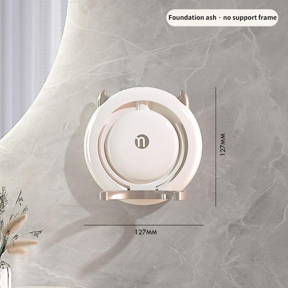 

Держатель для фена без проколов, пластиковая полка для фена без рук, самоклеящееся настенное крепление, универсальная подставка для ванной комнаты, аксессуары