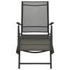 Maison Exclusive - Salon de jardin 3 pcs textilène et aluminium noir