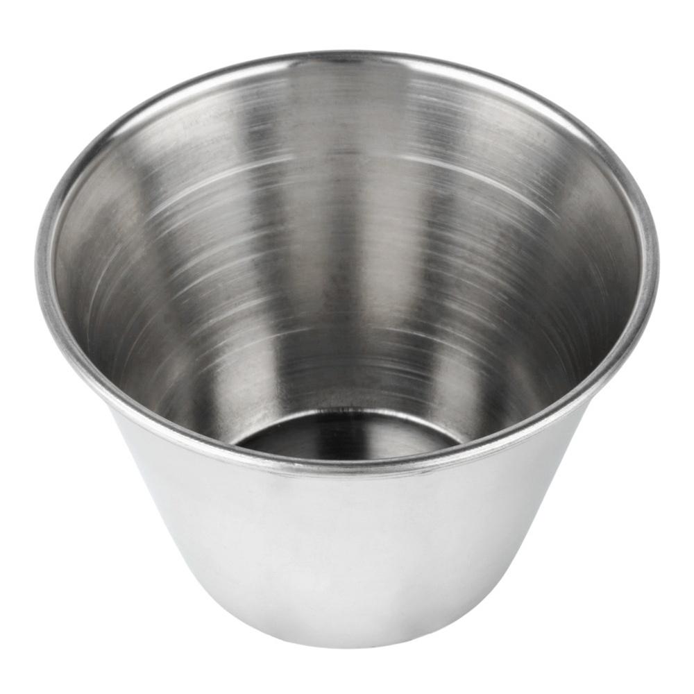 12X Miseczka Stalowa Na Sos Dip Sosjerka Miska Dipówka Pojemnik 7 Cm 100 Ml