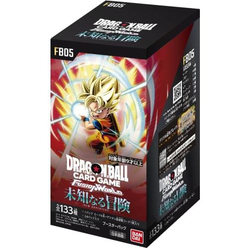 

BANDAI Dragon Ball Super Card Game Fusion World Booster Pack Unknown Adventure FB05 (BOX) 24 упаковки Рекомендуемый возраст: 9+