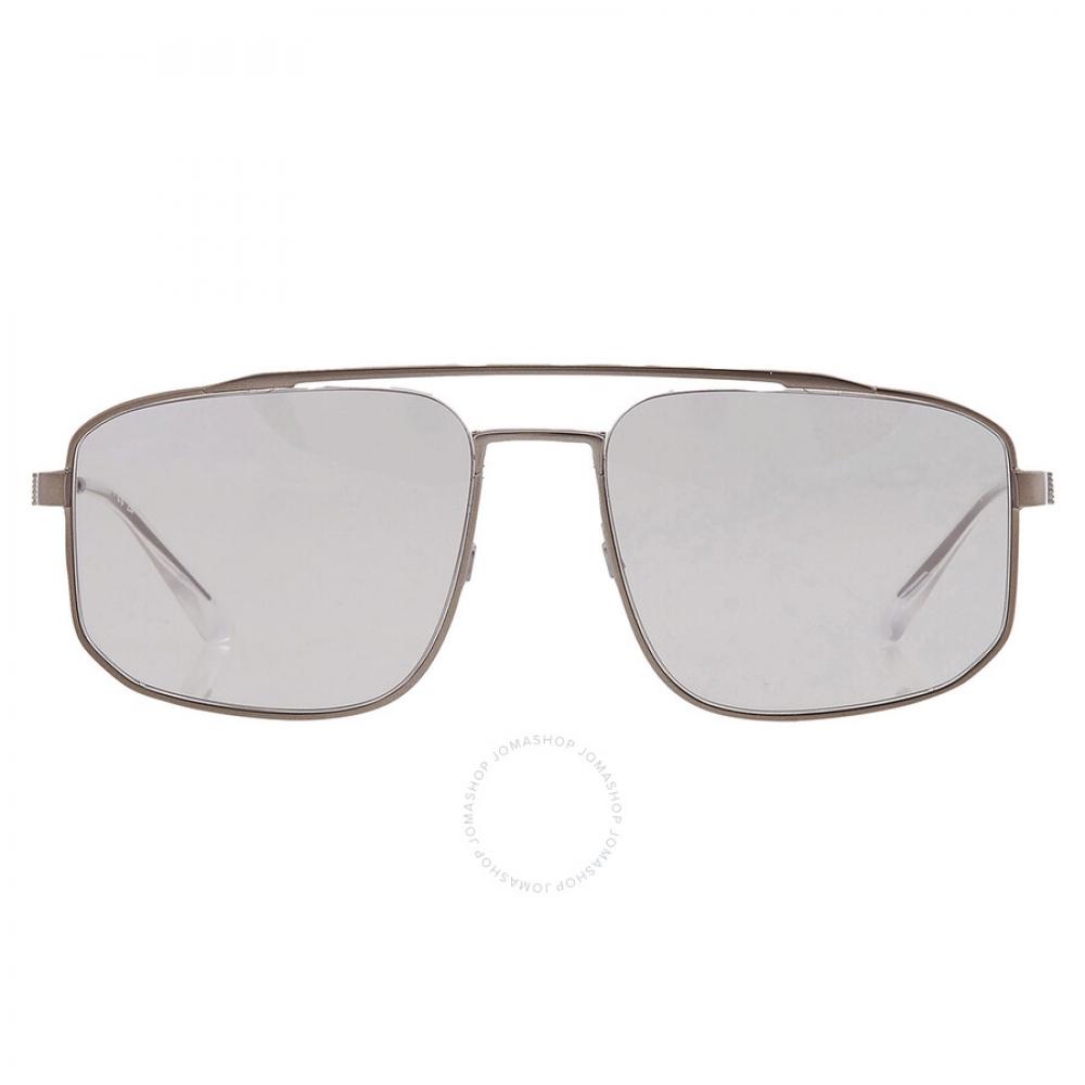 

Emporio Armani Светло-серые мужские солнцезащитные очки Navigator EA2139 300387 57