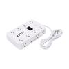 1.5m Power Strip 16 AC Outlets 5 USB Ports Overload Protection Power Strip for Office Dormitory US Plug 100 240V