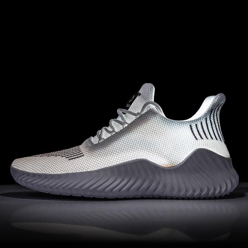 2025 Summer Large Size Mesh Men's Shoes, Trendy Casual Sports Shoes, Foreign Trade Lightweight and Breathable Running Shoes