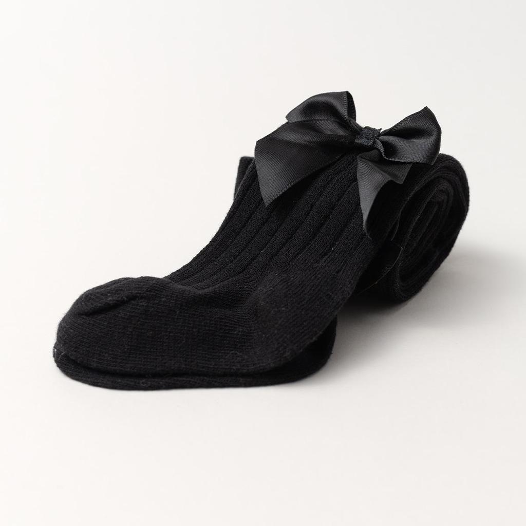 Girls' Cute Bow Knot Tights Base Layer for Spring and Autumn