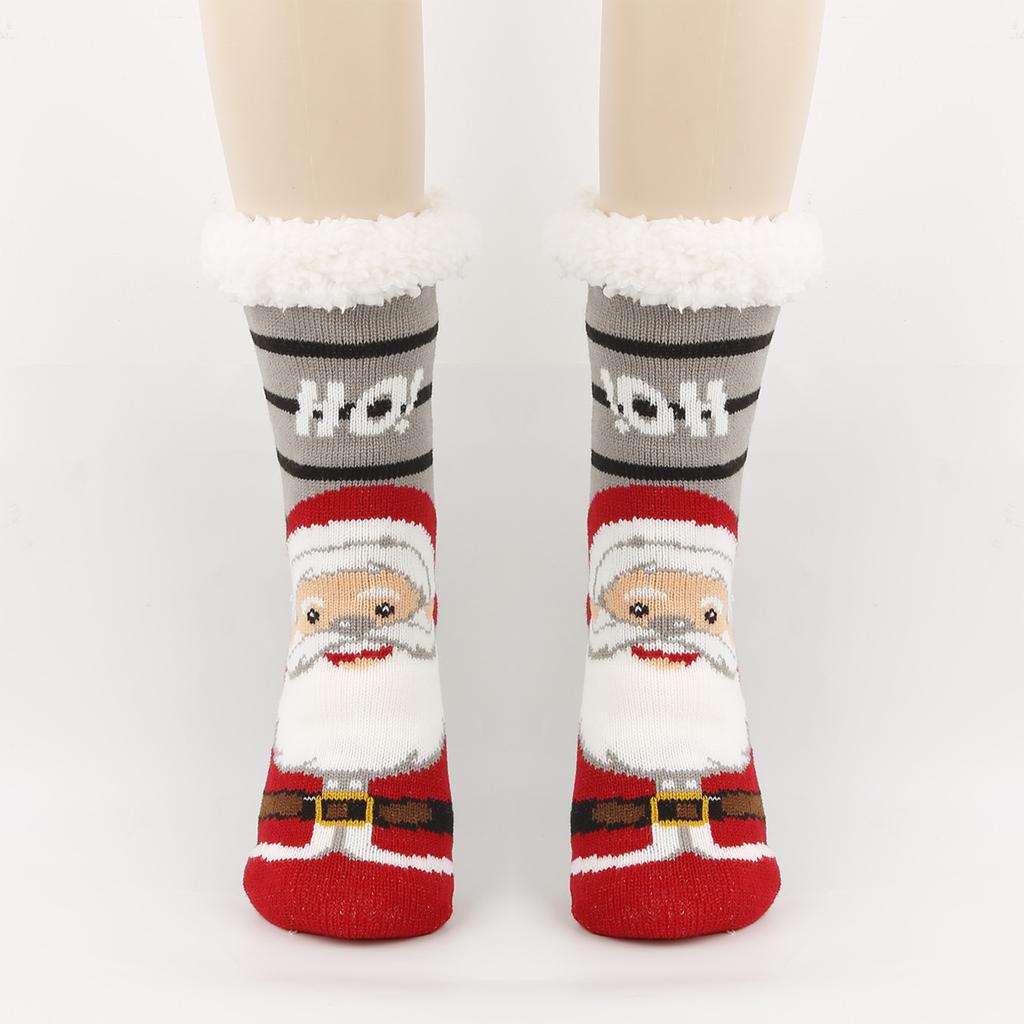 Women's Floor Socks, Warm And Thick Cartoon Animal Cold Resistant Looped Sleep Socks