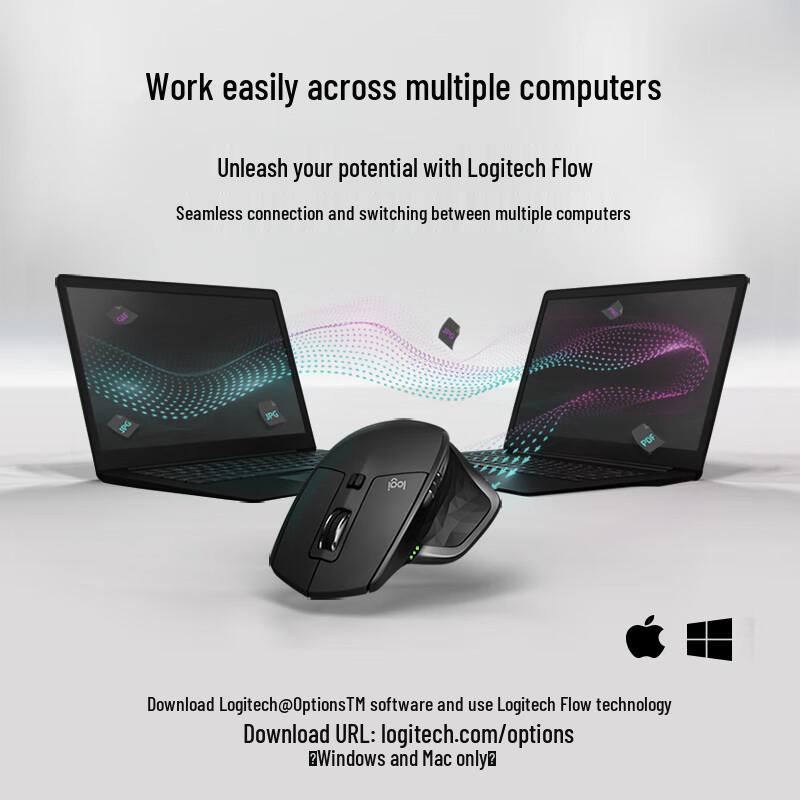 Logitech MX Master 2S BLE Wireless Ergonomic Mouse