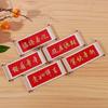 Wooden New Year Magnetic Sticker Traditional Blessing Chinese Style Refrigerator Magnets Decoration Festive