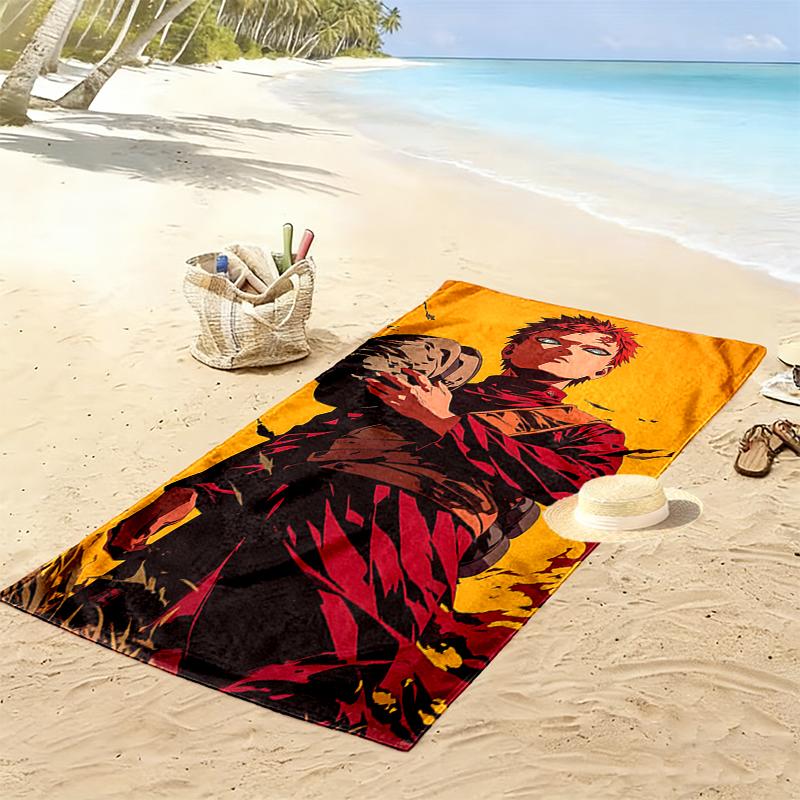 naruto Beach Towel, Multi-purpose Beach Towel Perfect for Camping and Beach Vacations