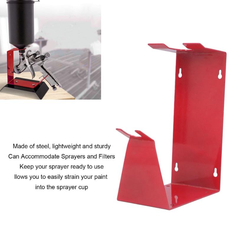 Paint Sprayer Holder Replacement Metal Steel Air Paint Spray Tool Fixing Stand Bracket