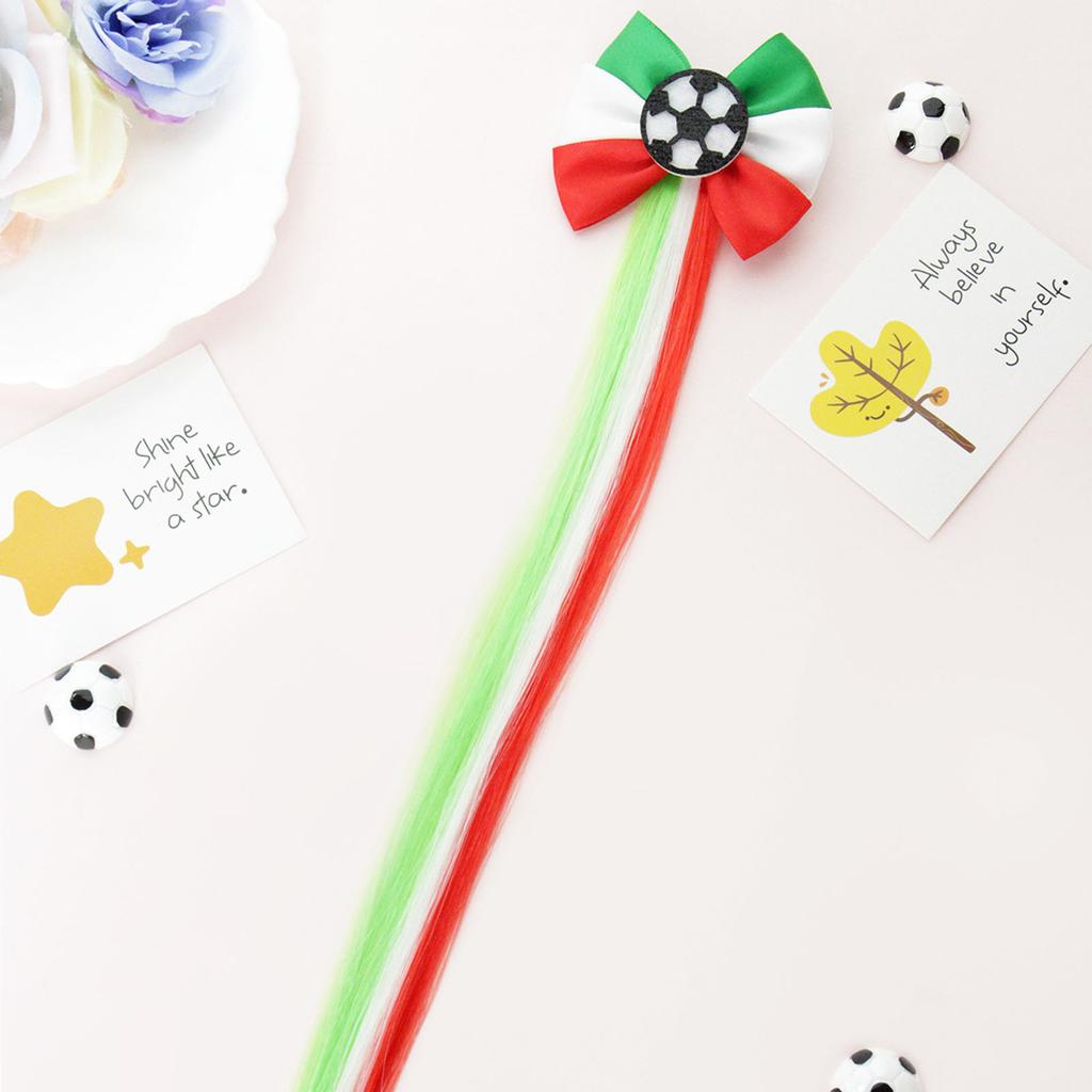 Colorful Themed Headbands, Football Fan Cheering Party Party Festive Bow Hair Accessories