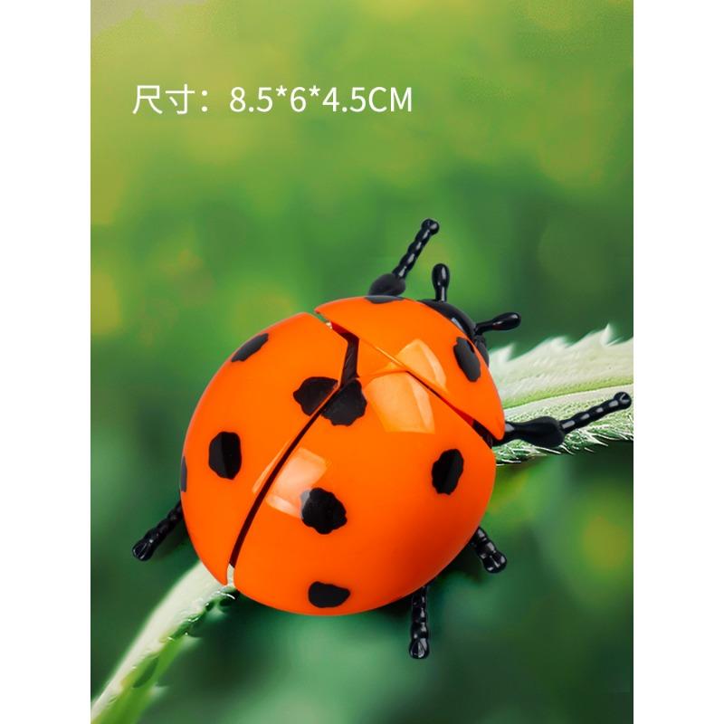 Running Seven-star Ladybug Simulation Beetle Winding Chain Unzipping Children's Wind-up Toy