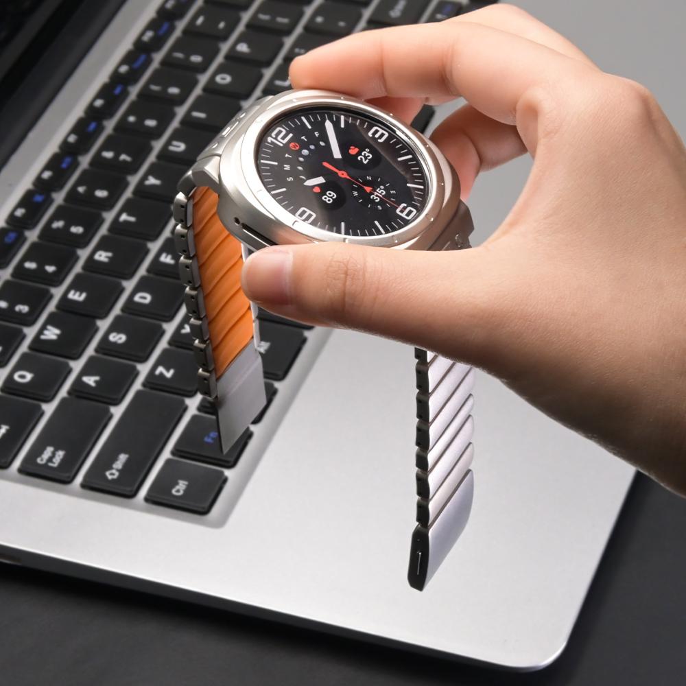 Titanium Band for Samsung Galaxy Watch Ultra 2025 Luxury Watch Strap for Samsung Galaxy Watch Ultra 47mm 2024 Magnetic Bracelet