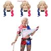 Suicide Squad Harley Quinn Cosplay Wig With Synthetic Fiber For Halloween Costume Parties