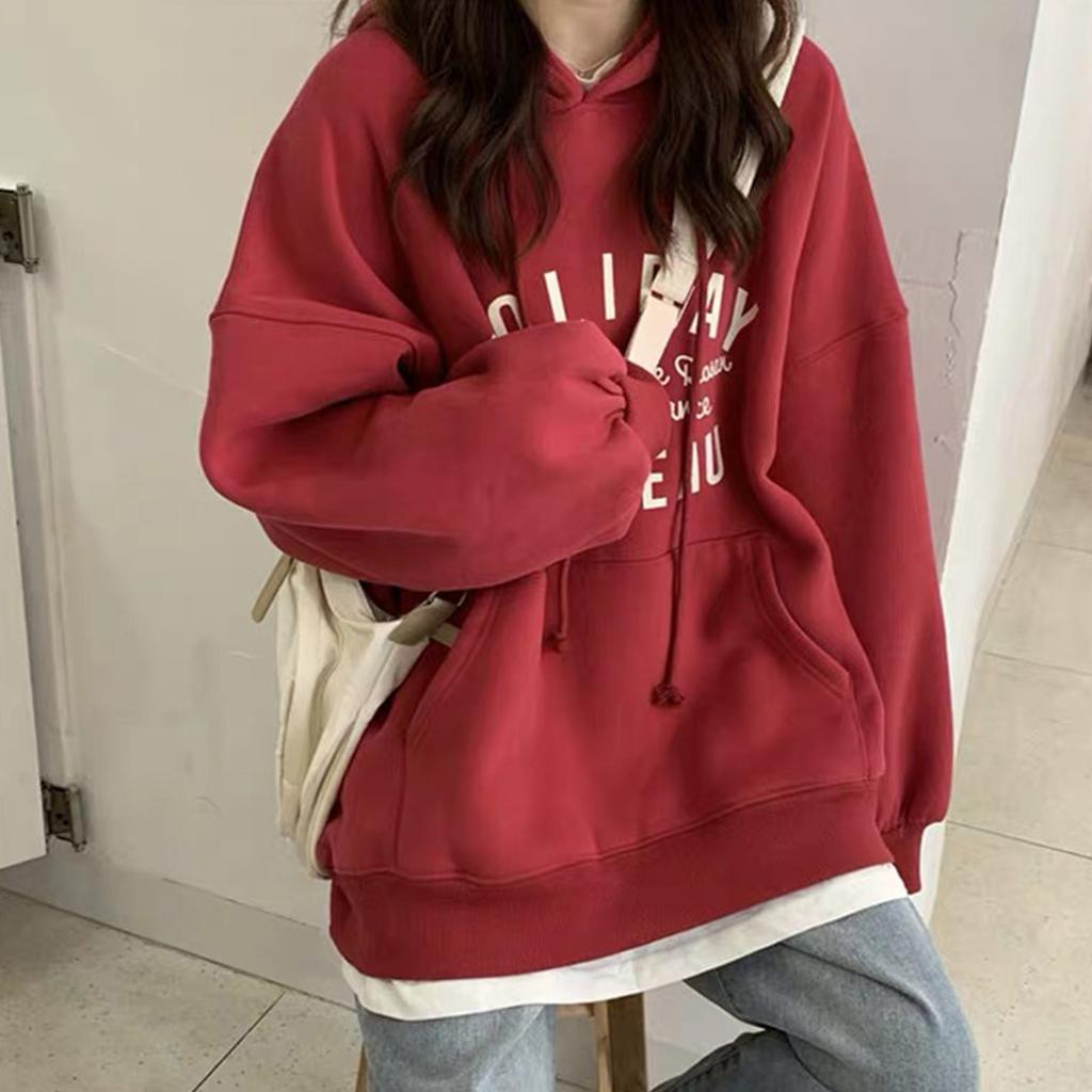 monogrammed hooded sweatshirt