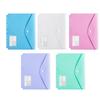 New PP A4 File Folder 3 Hole Dustproof Data Folder Waterproof Large Capacity Document Display Book Office